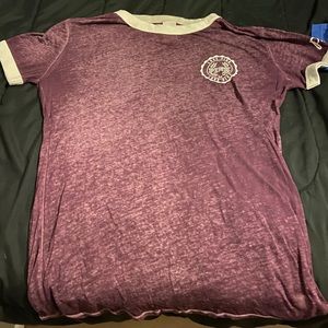 purple top from PINK